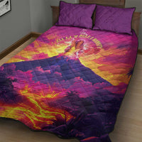 Hawaii Kilauea Volcano Quilt Bed Set There Is Pele Goddess Of The Volcano - Polynesian Pride