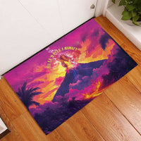 Hawaii Kilauea Volcano Rubber Doormat There Is Pele Goddess Of The Volcano LT05 - Polynesian Pride