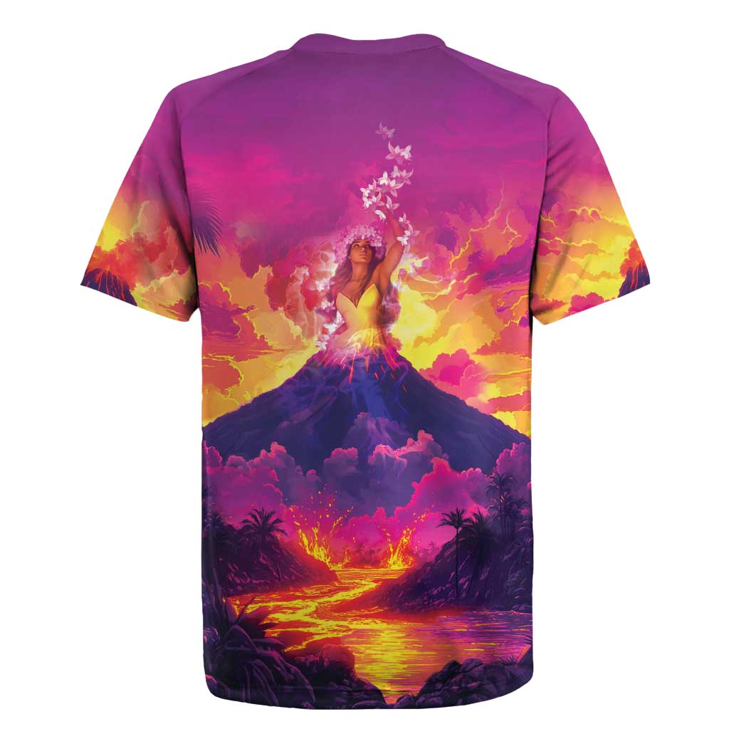 Hawaii Kilauea Volcano Rugby Jersey There Is Pele Goddess Of The Volcano LT05 - Polynesian Pride