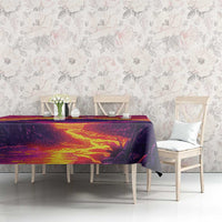 Hawaii Kilauea Volcano Tablecloth There Is Pele Goddess Of The Volcano LT05 - Polynesian Pride