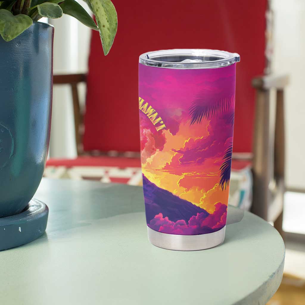 Hawaii Kilauea Volcano Tumbler Cup There Is Pele Goddess Of The Volcano - Polynesian Pride