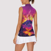 Hawaii Kilauea Volcano Women Sleeveless Polo Shirt There Is Pele Goddess Of The Volcano - Polynesian Pride