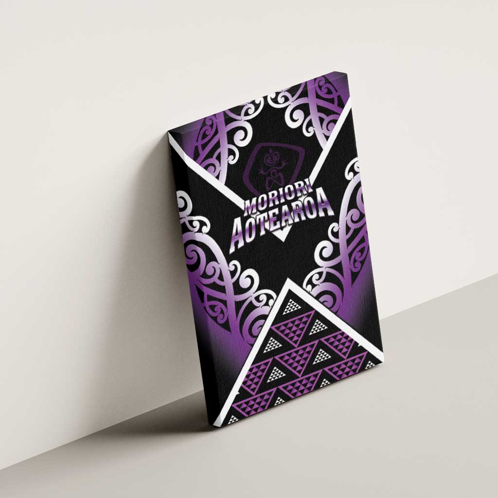Aotearoa Moriori Canvas Wall Art Maori Pattern New Zealand - Polynesian Pride
