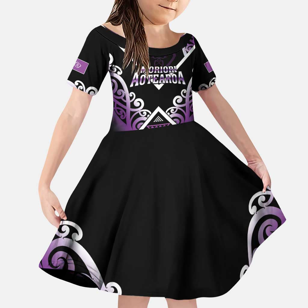 Personalised Aotearoa Moriori Family Matching Puletasi and Hawaiian Shirt Maori Pattern New Zealand - Polynesian Pride