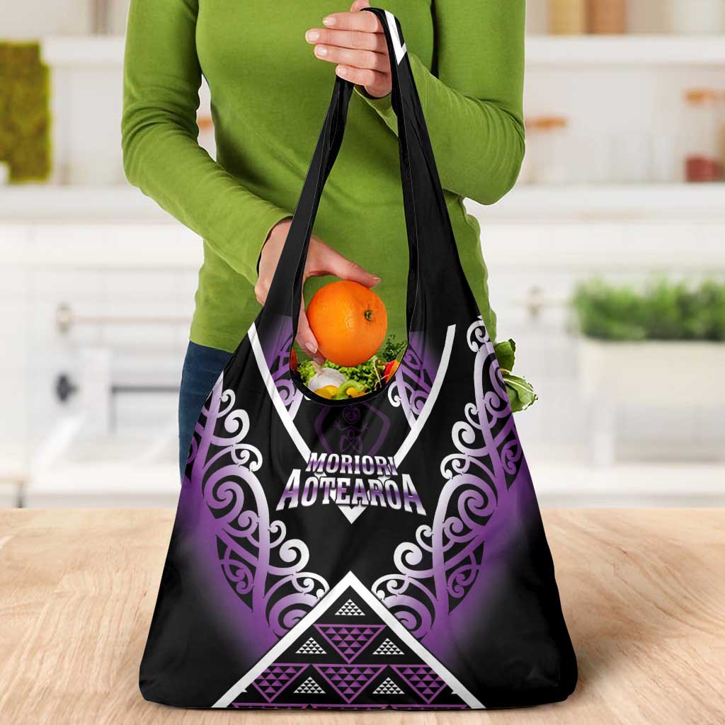 Aotearoa Moriori Grocery Bag Maori Pattern New Zealand LT05 - Polynesian Pride