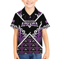 Personalised Aotearoa Moriori Hawaiian Shirt Maori Pattern New Zealand LT05 - Polynesian Pride