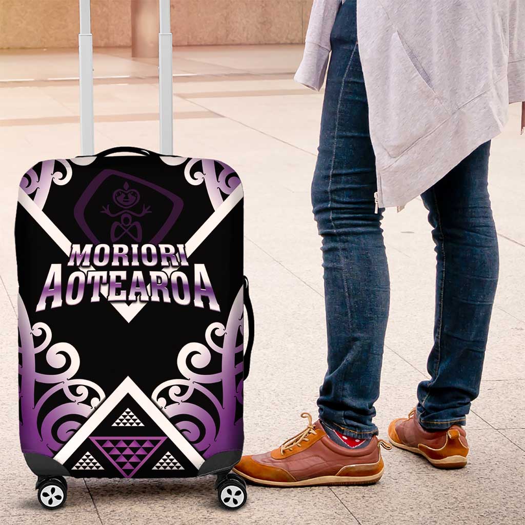 Aotearoa Moriori Luggage Cover Maori Pattern New Zealand - Polynesian Pride