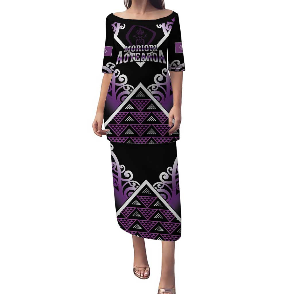 Personalised Aotearoa Moriori Puletasi Maori Pattern New Zealand - Polynesian Pride