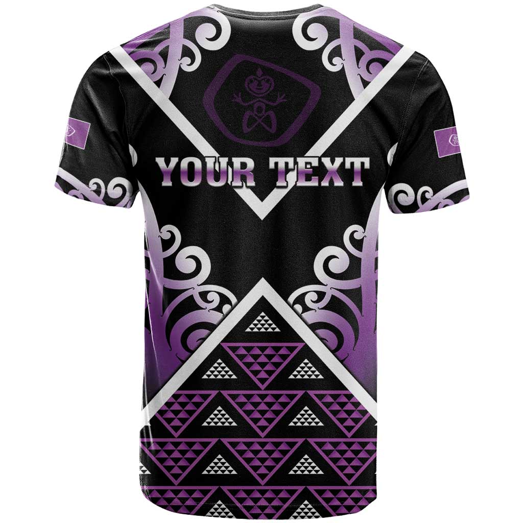 Personalised Aotearoa Moriori T Shirt Maori Pattern New Zealand - Polynesian Pride