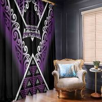 Aotearoa Moriori Window Curtain Maori Pattern New Zealand - Polynesian Pride