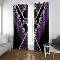 Aotearoa Moriori Window Curtain Maori Pattern New Zealand - Polynesian Pride