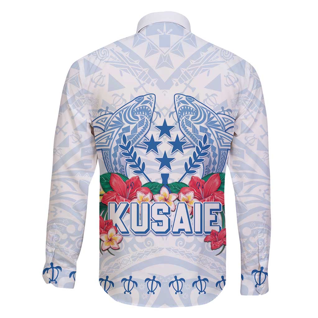 Happy Kosrae Liberation Day Family Matching Tank Maxi Dress and Hawaiian Shirt Polynesian Shark Turtle Motif