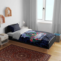 Happy Pohnpei Liberation Day Bedding Set Polynesian Shark Turtle Motif LT05 - Polynesian Pride