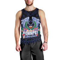 Happy Pohnpei Liberation Day Men Tank Top Polynesian Shark Turtle Motif LT05 - Polynesian Pride