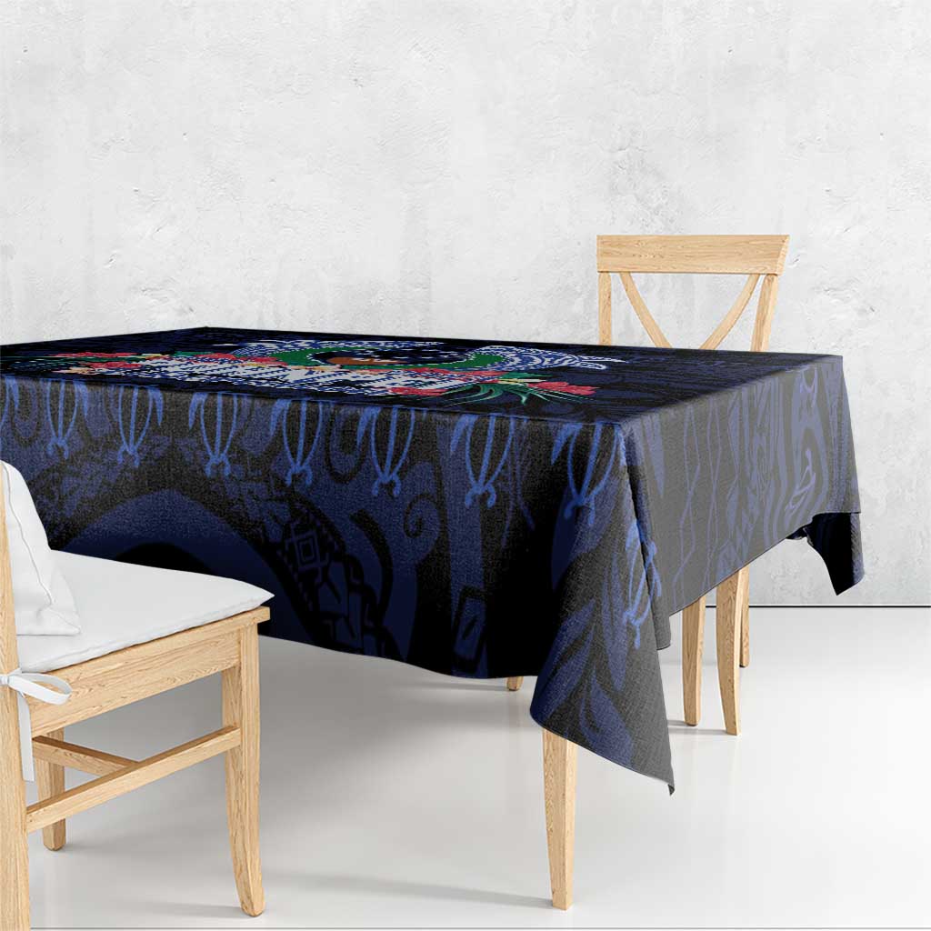 Happy Pohnpei Liberation Day Tablecloth Polynesian Shark Turtle Motif LT05 - Polynesian Pride