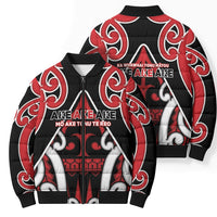 New Zealand Maori Language Week Bomber Puffer Jacket Mo Ake Tonu Te Reo