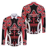 New Zealand Maori Language Week Family Matching Long Sleeve Bodycon Dress and Hawaiian Shirt Mo Ake Tonu Te Reo