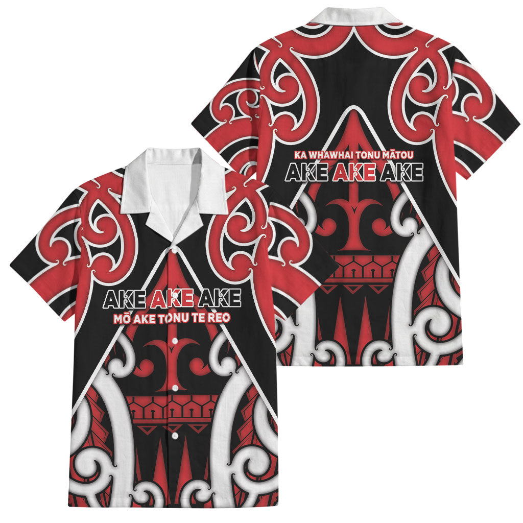 New Zealand Maori Language Week Family Matching Short Sleeve Bodycon Dress and Hawaiian Shirt Mo Ake Tonu Te Reo