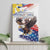 Filipino American History Month Canvas Wall Art Bald Eagle Tarsier Together