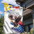 Filipino American History Month Garden Flag Bald Eagle Tarsier Together