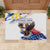 Filipino American History Month Rubber Doormat Bald Eagle Tarsier Together