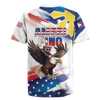 Filipino American History Month Rugby Jersey Bald Eagle Tarsier Together LT05 - Polynesian Pride