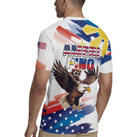 Filipino American History Month Rugby Jersey Bald Eagle Tarsier Together LT05 - Polynesian Pride