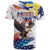 Filipino American History Month T Shirt Bald Eagle Tarsier Together