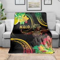 Halo Vanuatu Blanket Beautiful Woman Dancing LT05 - Polynesian Pride