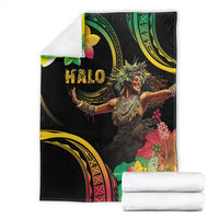 Halo Vanuatu Blanket Beautiful Woman Dancing LT05 - Polynesian Pride