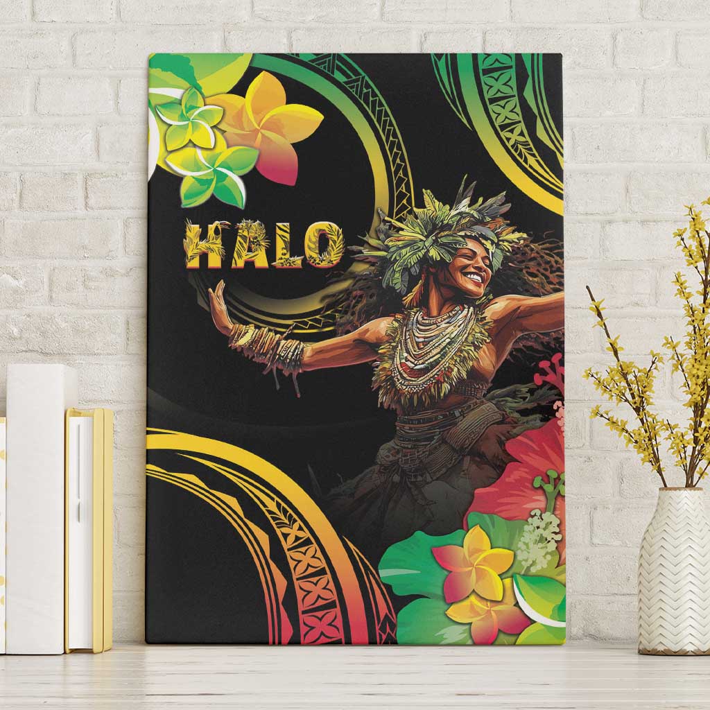 Halo Vanuatu Canvas Wall Art Beautiful Woman Dancing