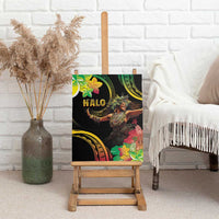 Halo Vanuatu Canvas Wall Art Beautiful Woman Dancing LT05 - Polynesian Pride