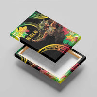 Halo Vanuatu Canvas Wall Art Beautiful Woman Dancing LT05 - Polynesian Pride