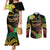 Halo Vanuatu Couples Matching Mermaid Dress and Long Sleeve Button Shirt Beautiful Woman Dancing