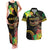 Halo Vanuatu Couples Matching Tank Maxi Dress and Hawaiian Shirt Beautiful Woman Dancing