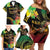 Halo Vanuatu Family Matching Off Shoulder Short Dress and Hawaiian Shirt Beautiful Woman Dancing