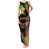 Halo Vanuatu Family Matching Tank Maxi Dress and Hawaiian Shirt Beautiful Woman Dancing
