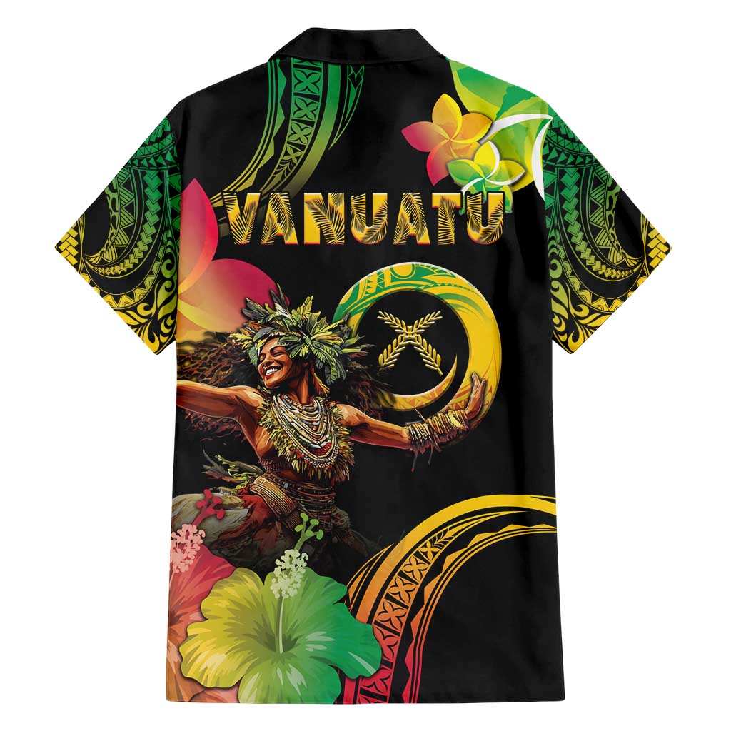 Halo Vanuatu Hawaiian Shirt Beautiful Woman Dancing LT05 - Polynesian Pride