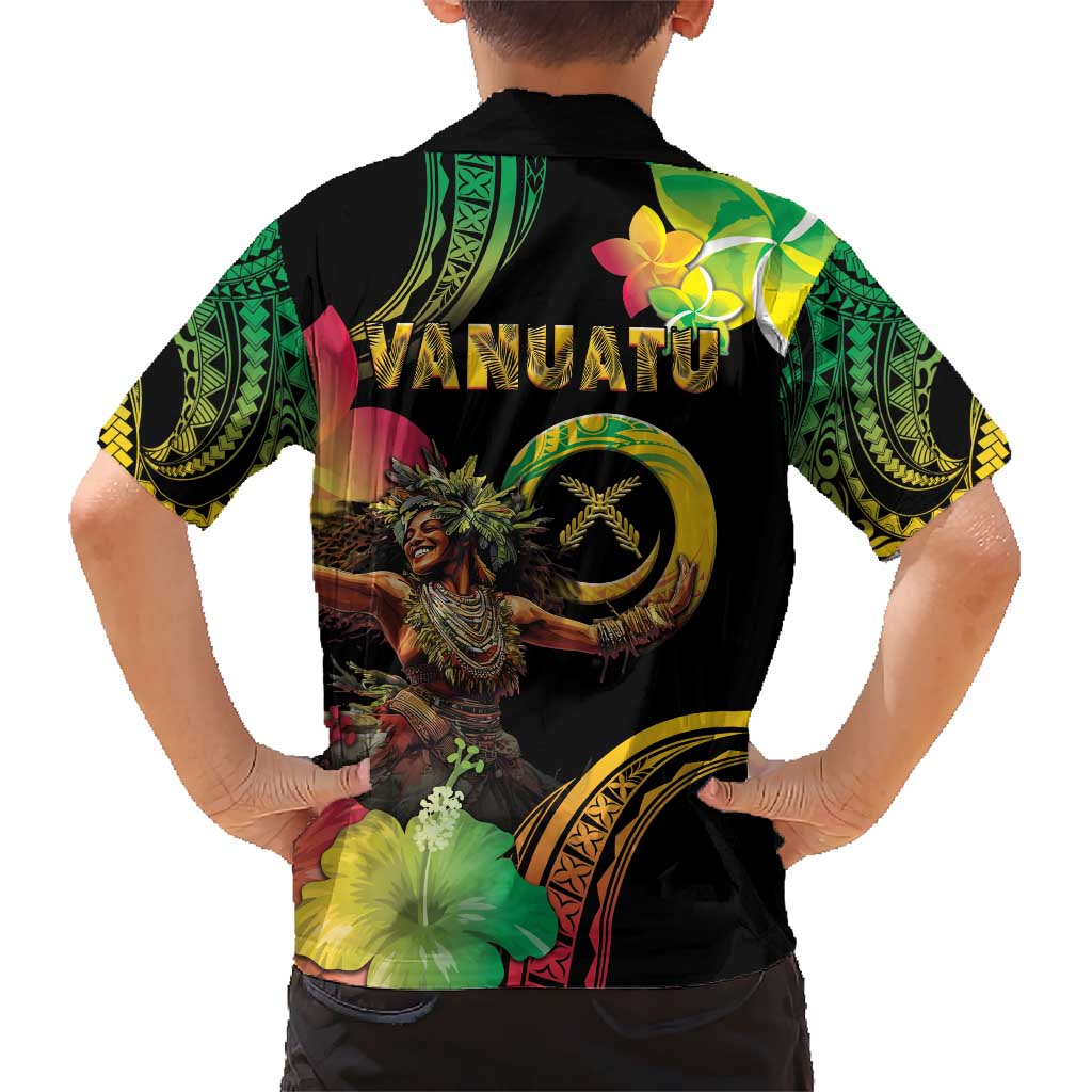 Halo Vanuatu Hawaiian Shirt Beautiful Woman Dancing LT05 - Polynesian Pride