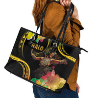 Halo Vanuatu Leather Tote Bag Beautiful Woman Dancing