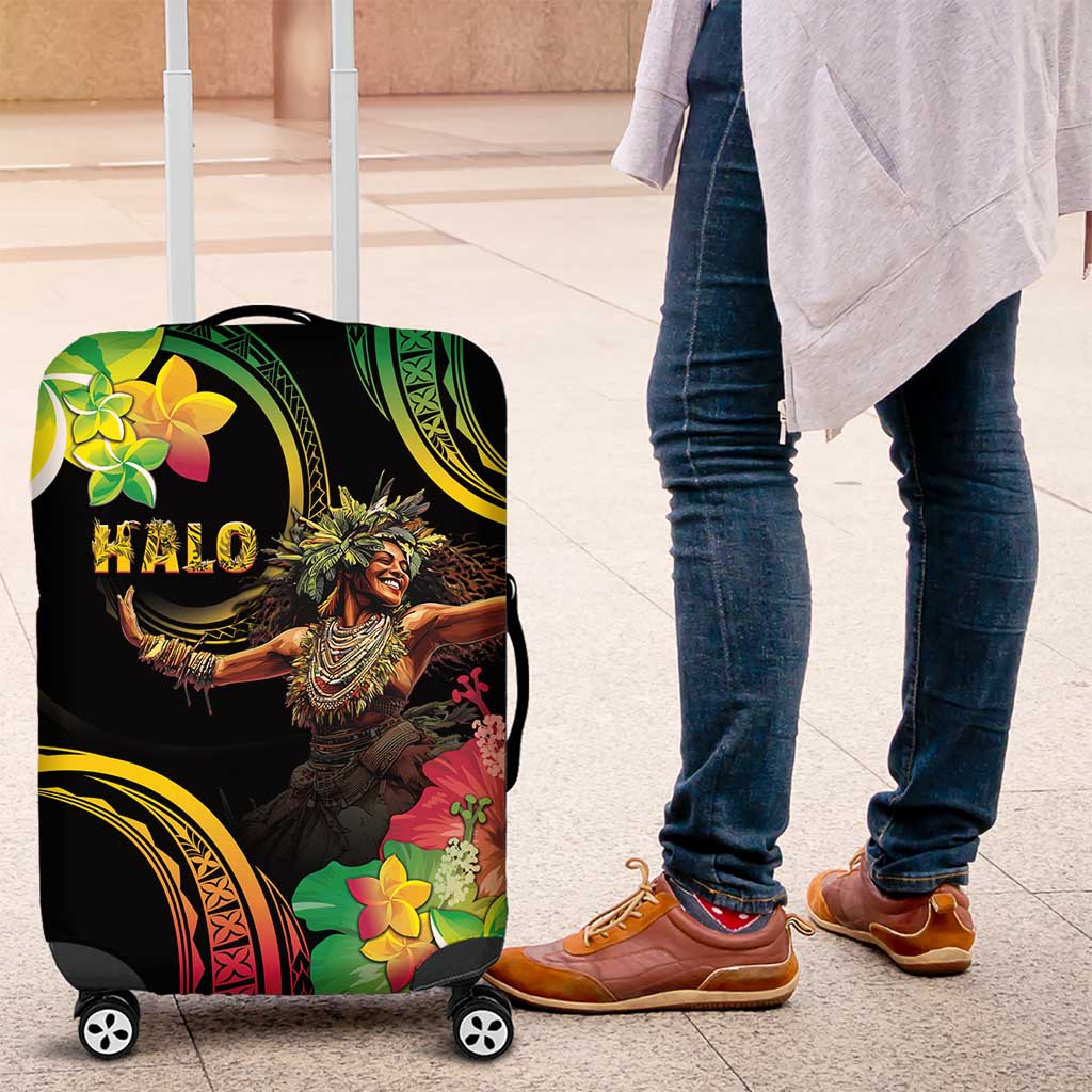 Halo Vanuatu Luggage Cover Beautiful Woman Dancing