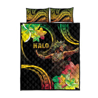 Halo Vanuatu Quilt Bed Set Beautiful Woman Dancing LT05 - Polynesian Pride