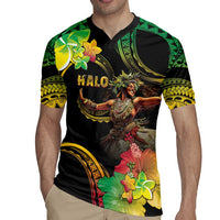 Halo Vanuatu Rugby Jersey Beautiful Woman Dancing LT05 - Polynesian Pride