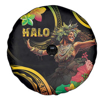 Halo Vanuatu Spare Tire Cover Beautiful Woman Dancing LT05 - Polynesian Pride