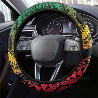 Halo Vanuatu Steering Wheel Cover Beautiful Woman Dancing LT05 - Polynesian Pride