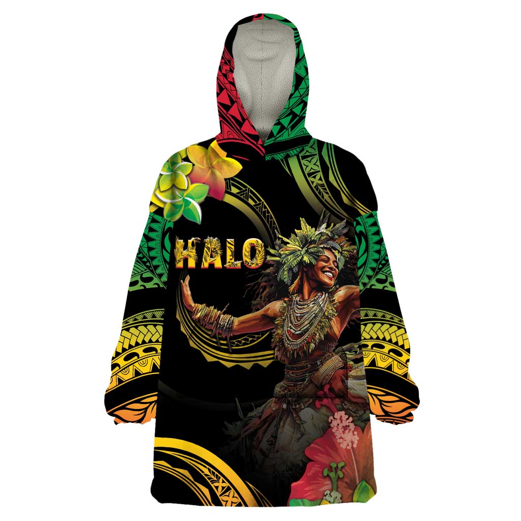 Halo Vanuatu Wearable Blanket Hoodie Beautiful Woman Dancing