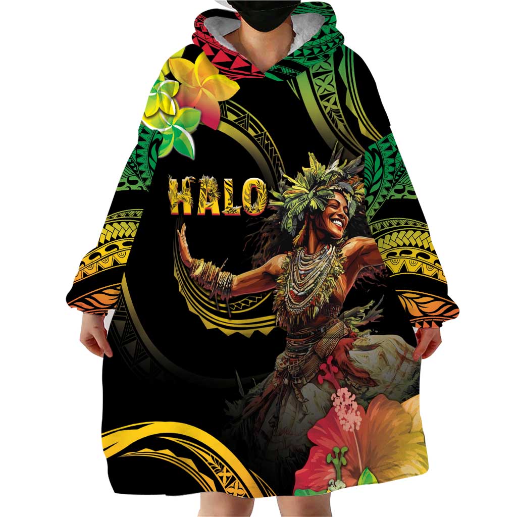 Halo Vanuatu Wearable Blanket Hoodie Beautiful Woman Dancing