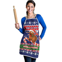 New Zealand Christmas Apron Kiwi-sh You A Merry Christmas - Polynesian Pride