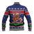 New Zealand Christmas Baseball Jacket Kiwi-sh You A Merry Christmas - Polynesian Pride