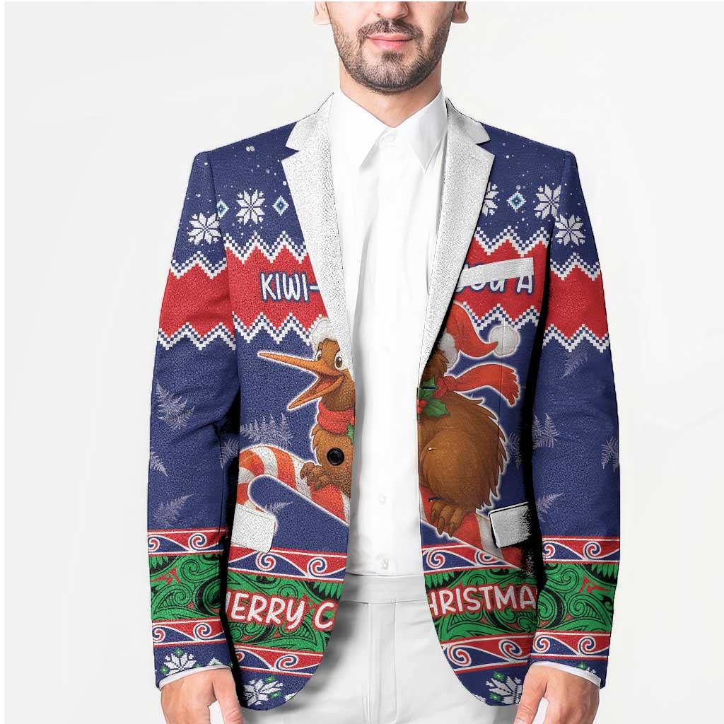 New Zealand Christmas Blazer Kiwi-sh You A Merry Christmas - Polynesian Pride